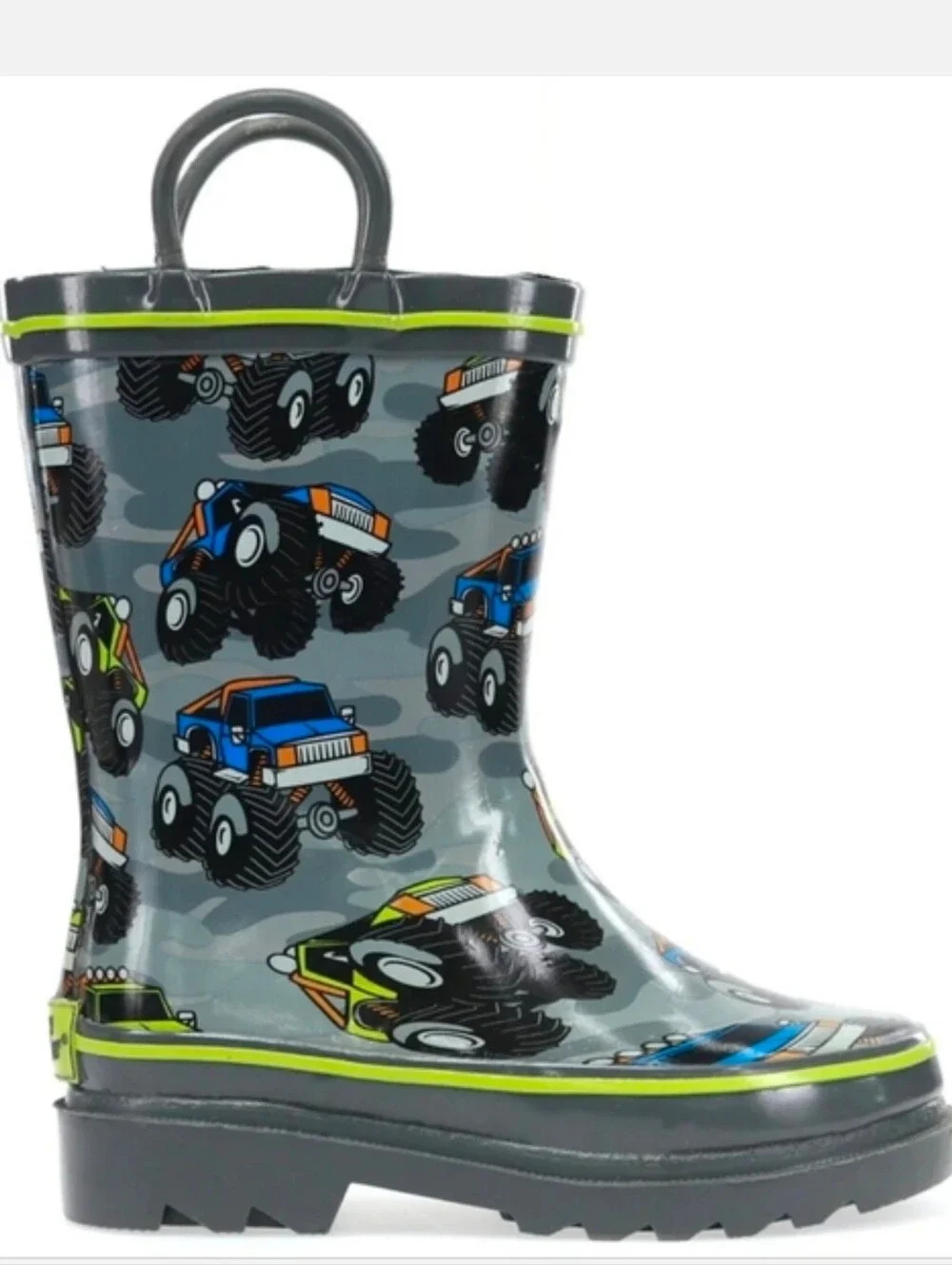 Western Chief Monster Truck Rain Boot Kids Size 5/6